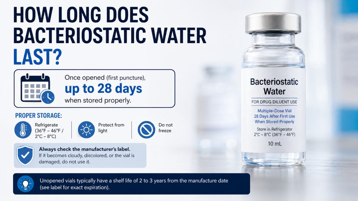 how long does retatrutide last once mixed with bac water Will 10mg of Last? AHK-Cu Size:1000 mcg/ml - 30 ml (Pack of 2) DOG